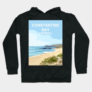 Constantine Bay Cornwall . Cornish gift Hoodie